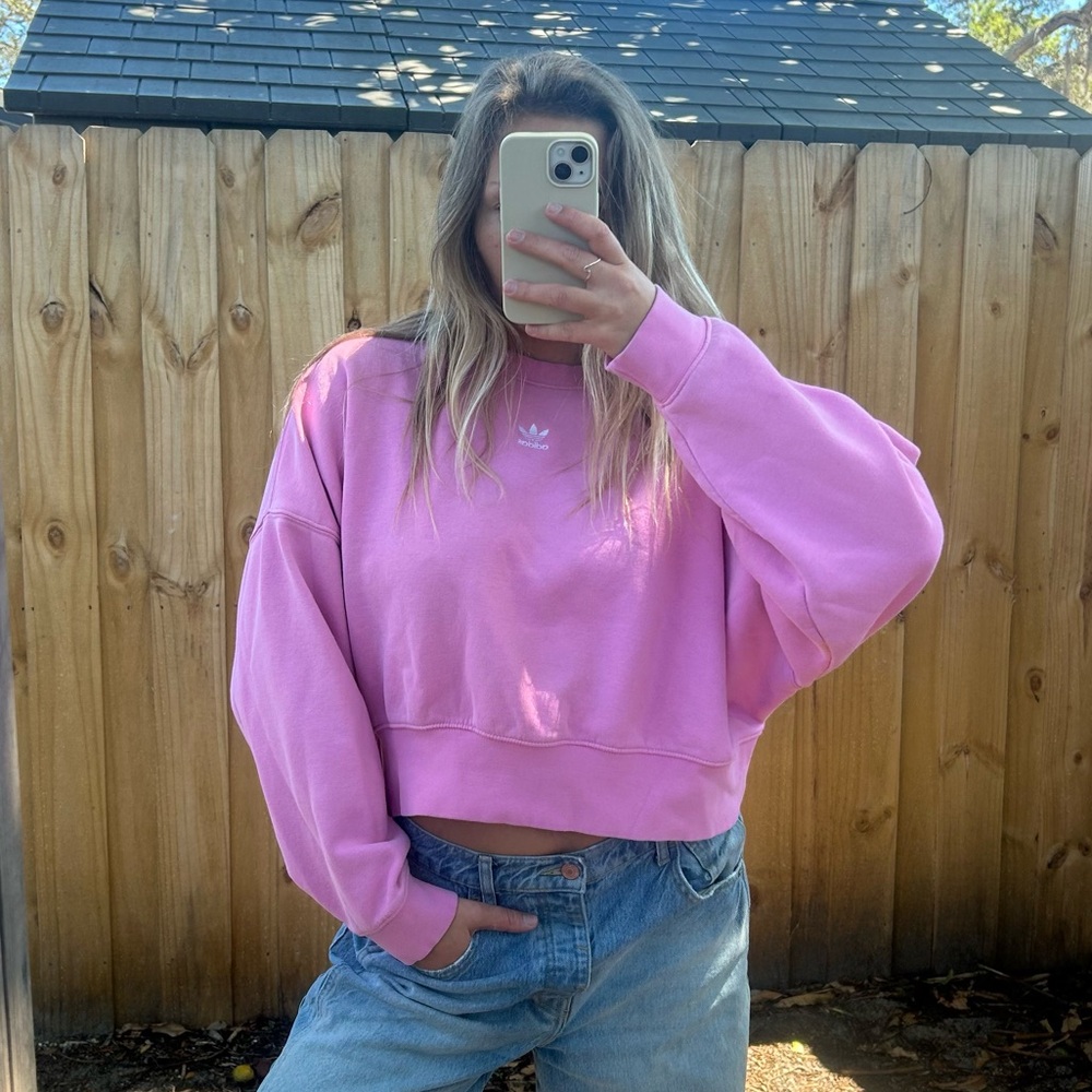 Adidas Women's Pink Sweatshirt
